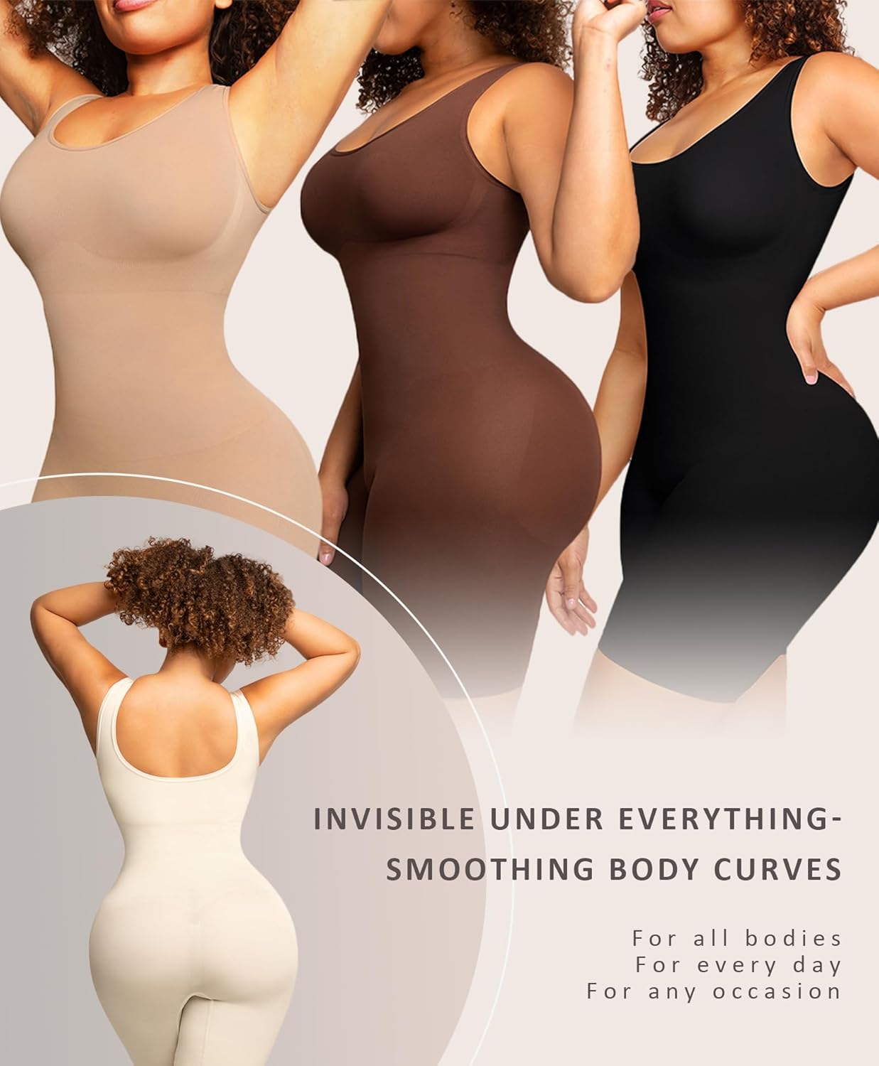 luxglow® Bodysuit Tummy Control Seamless