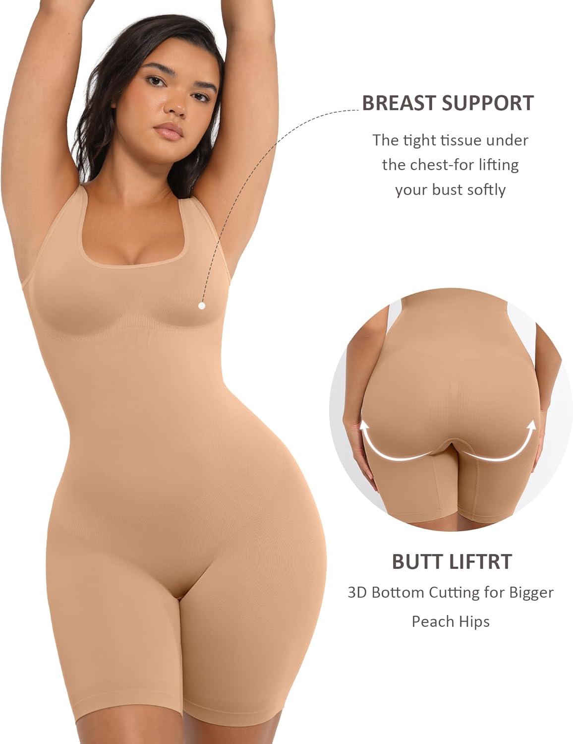 luxglow® Bodysuit  Tummy Control Seamless