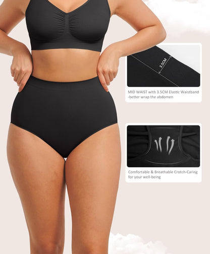 luxglow® All Day Every Day Mid-Waisted Shaper Panty